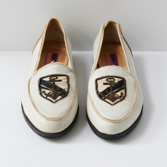 80s - SUSAN BENNIS - WARREN EDWARDS - Loafer - Men\'s - 10 - Wht - Leather main image 4
